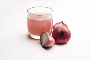 onion juice for hair fall home remedy